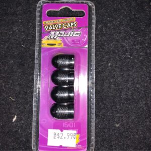 VALVE CAPS BLACK